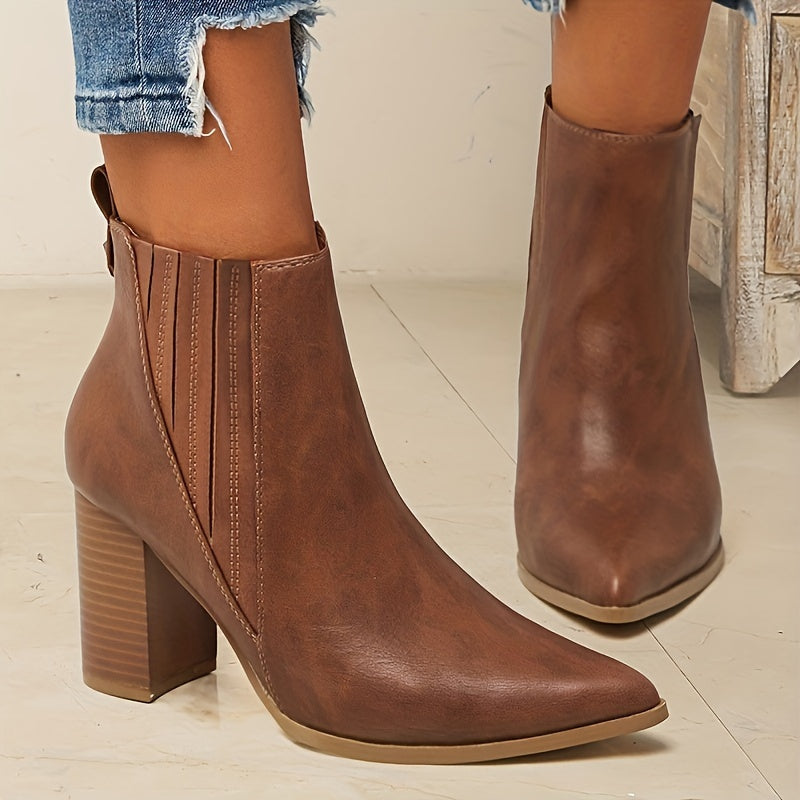 Onora | Bottines à Talon Pointu