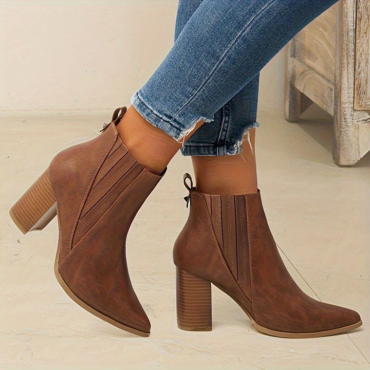 Onora | Bottines à Talon Pointu