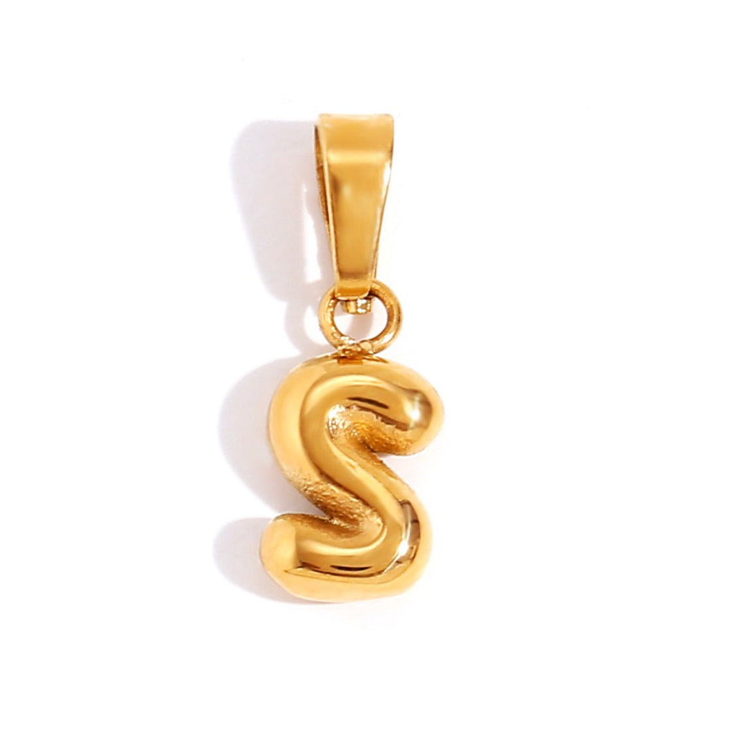 Louison - Collier Lettre Bubble Chic