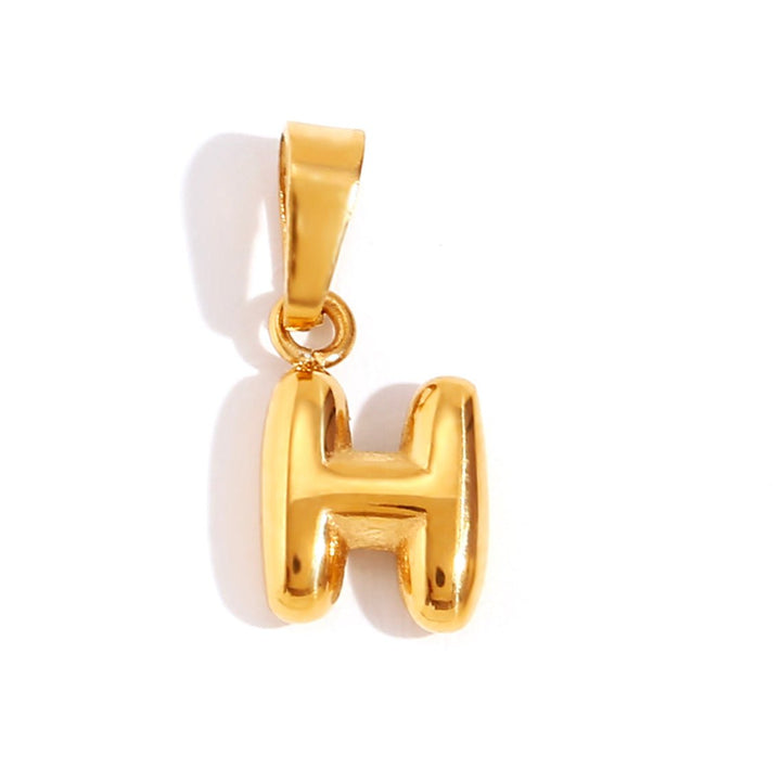 Louison - Collier Lettre Bubble Chic