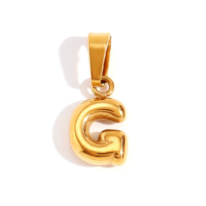 Louison - Collier Lettre Bubble Chic