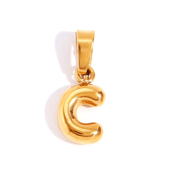 Louison - Collier Lettre Bubble Chic