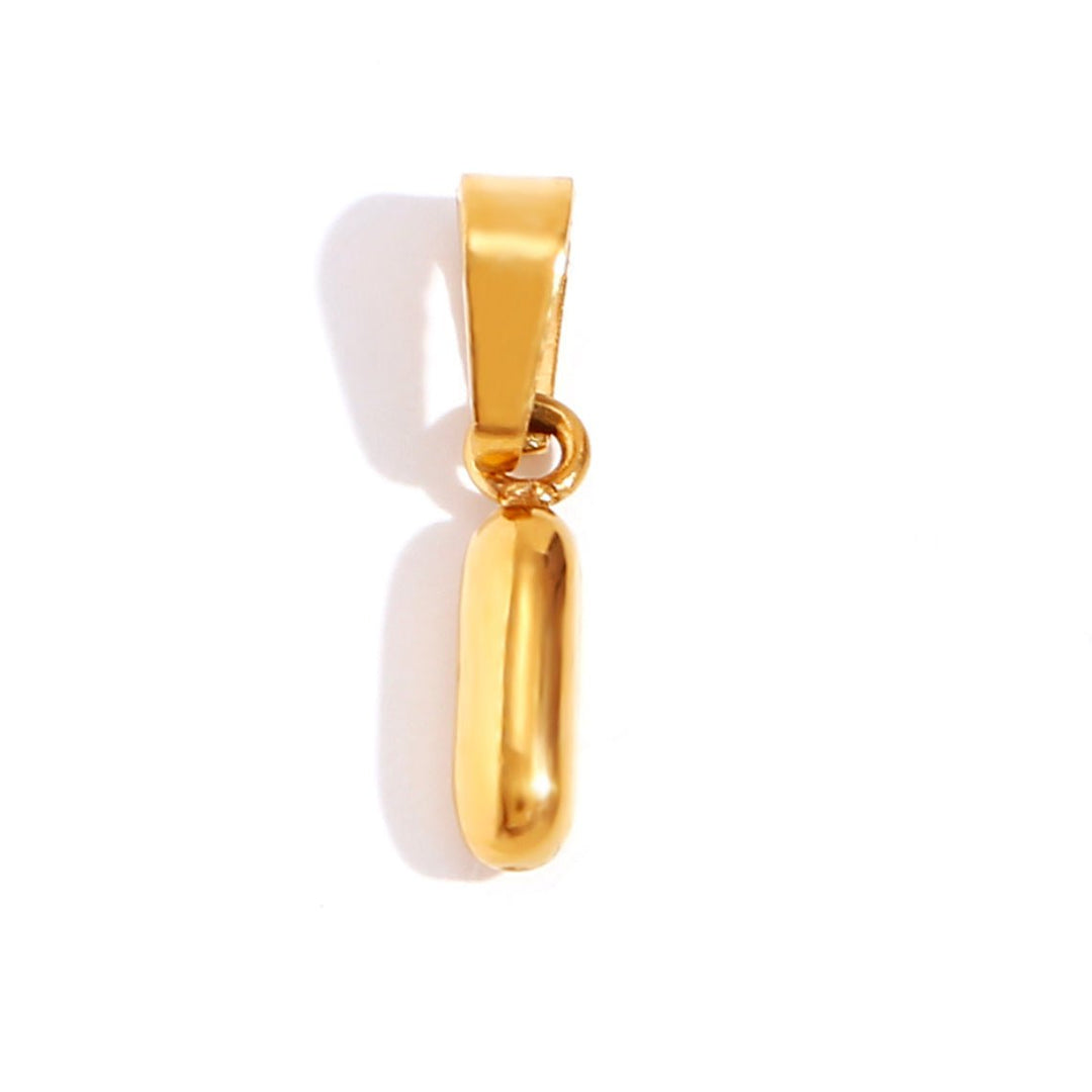 Louison - Collier Lettre Bubble Chic