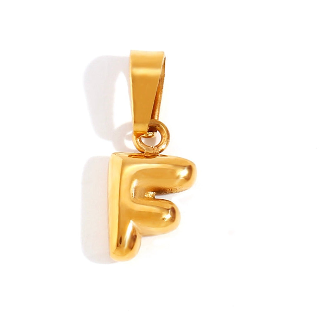 Louison - Collier Lettre Bubble Chic