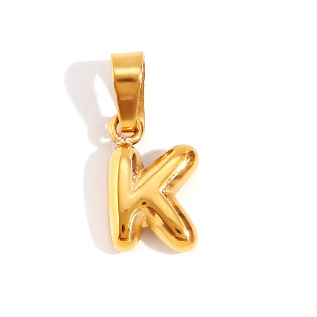 Louison - Collier Lettre Bubble Chic