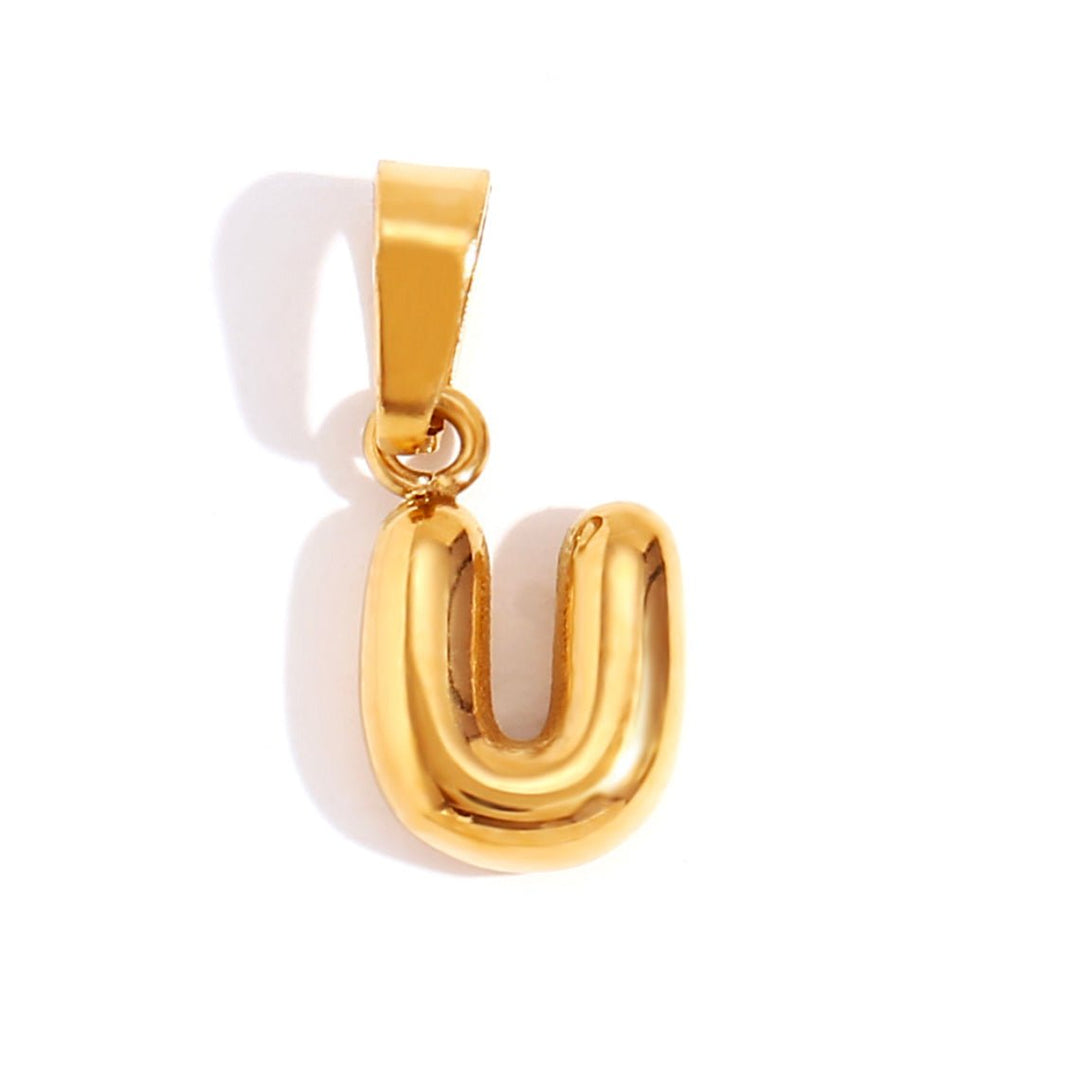 Louison - Collier Lettre Bubble Chic