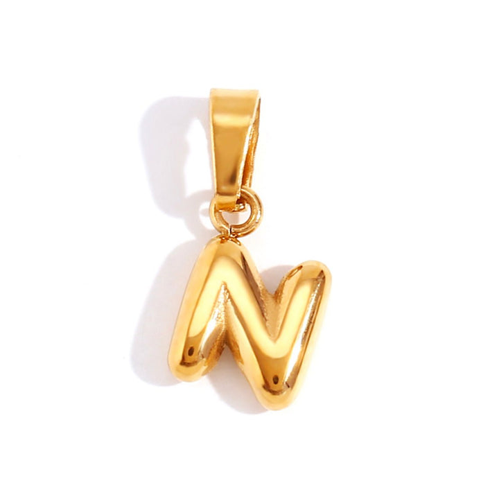 Louison - Collier Lettre Bubble Chic