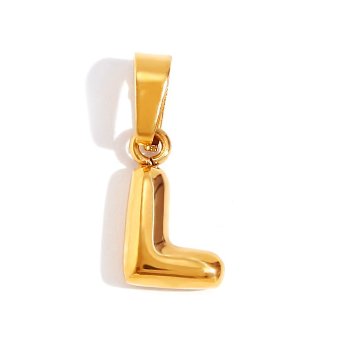 Louison - Collier Lettre Bubble Chic