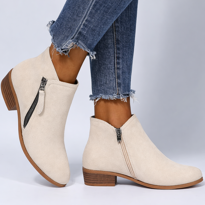 Mona | Bottines avec Fermeture Éclair