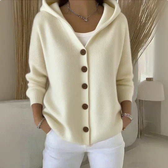 Rosetta — Cardigan à Capuche Cocooning