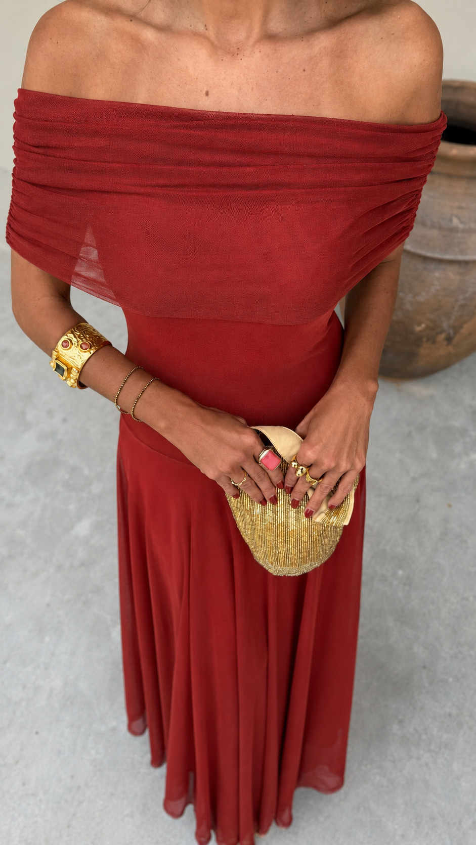 Robe Yasmina Terracotta