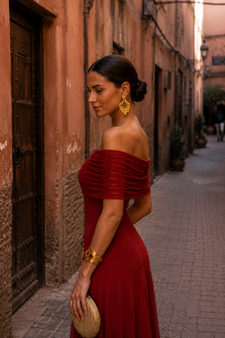Robe Yasmina Terracotta