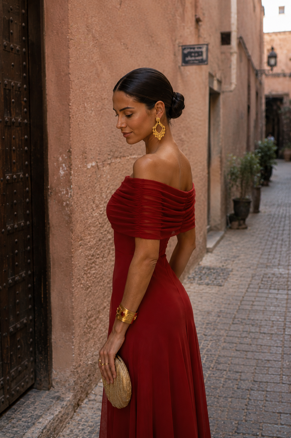 Robe Yasmina Terracotta