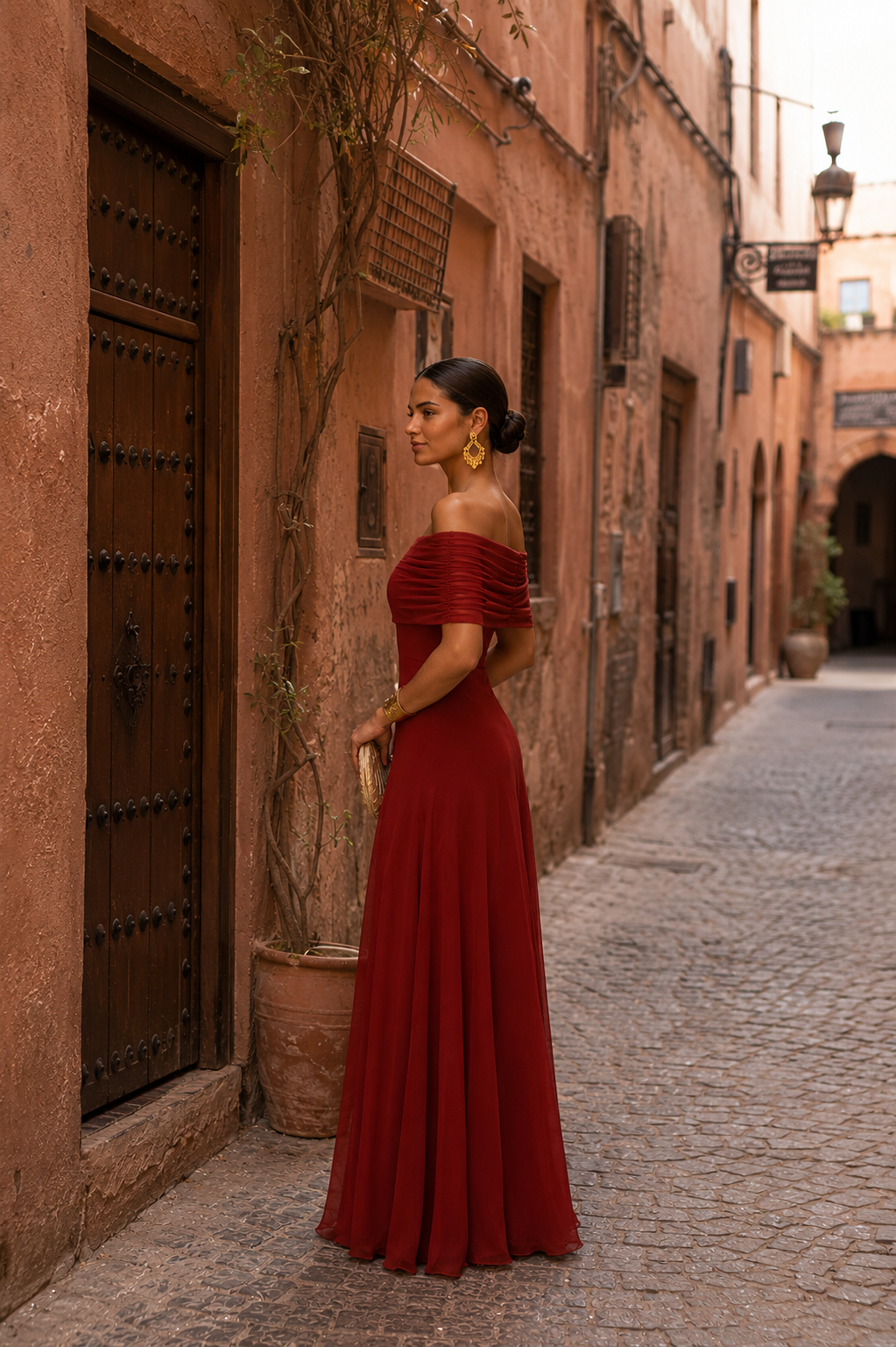Robe Yasmina Terracotta