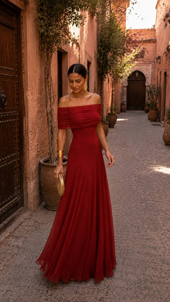 Robe Yasmina Terracotta