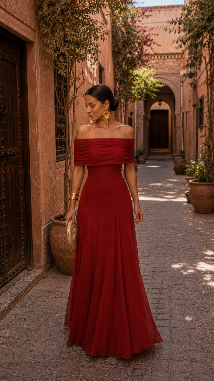 Robe Yasmina Terracotta