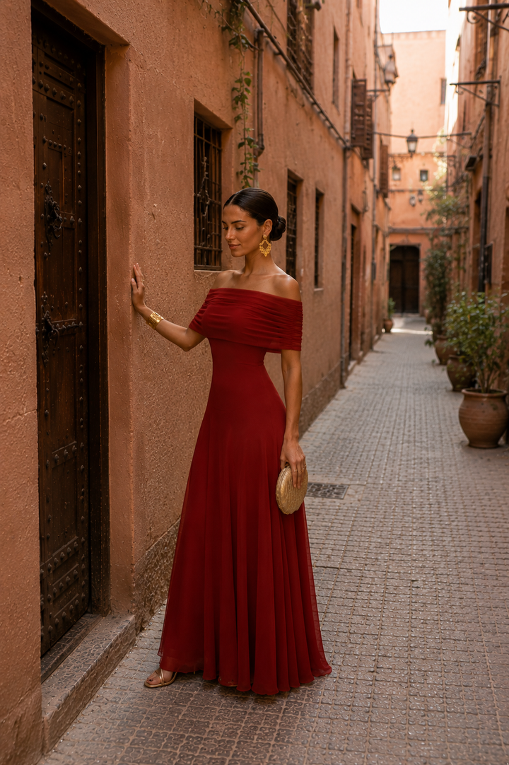 Robe Yasmina Terracotta