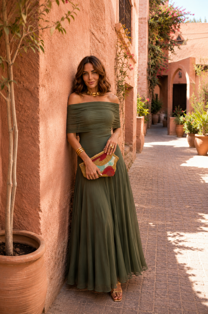 Robe Yasmina Vert