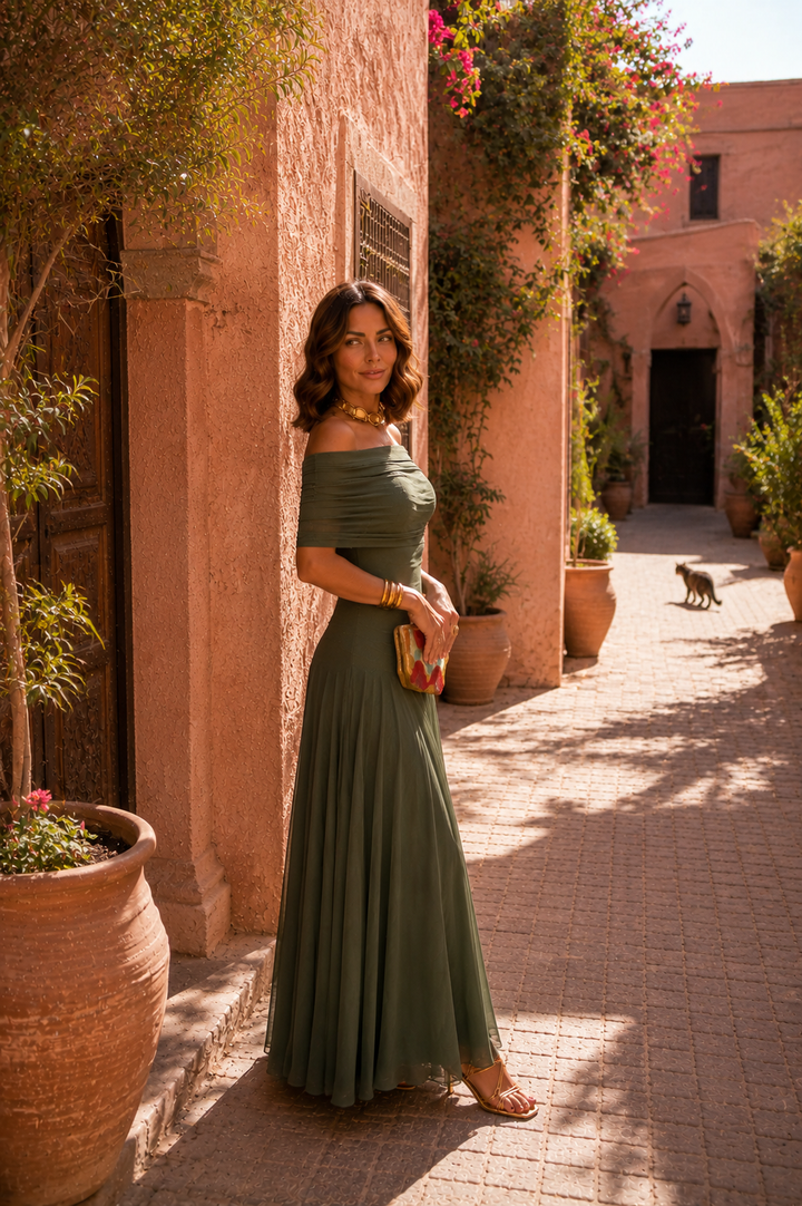 Robe Yasmina Vert