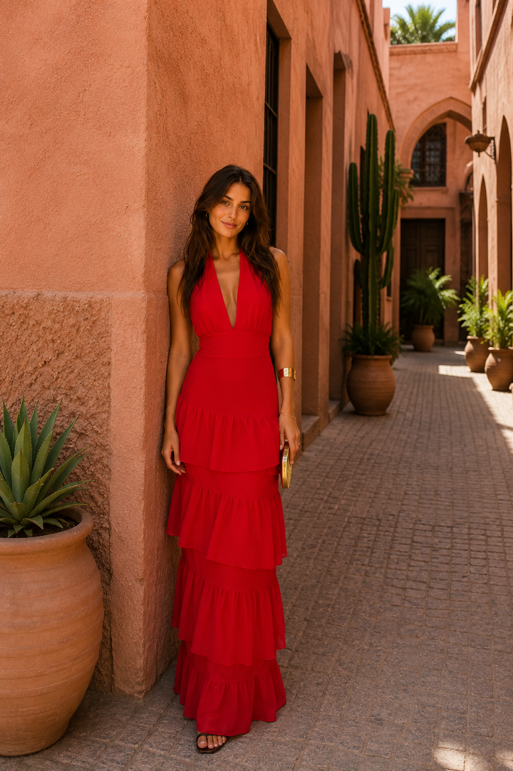 Robe Manille en rouge