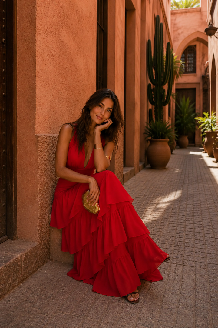 Robe Manille en rouge