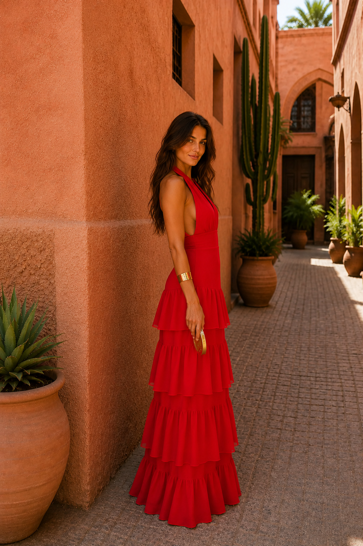Robe Manille en rouge