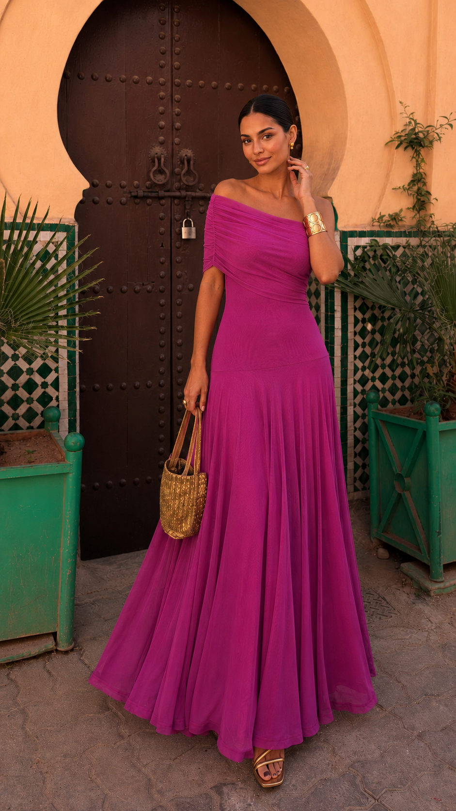 Robe Yasmina Fuchsia
