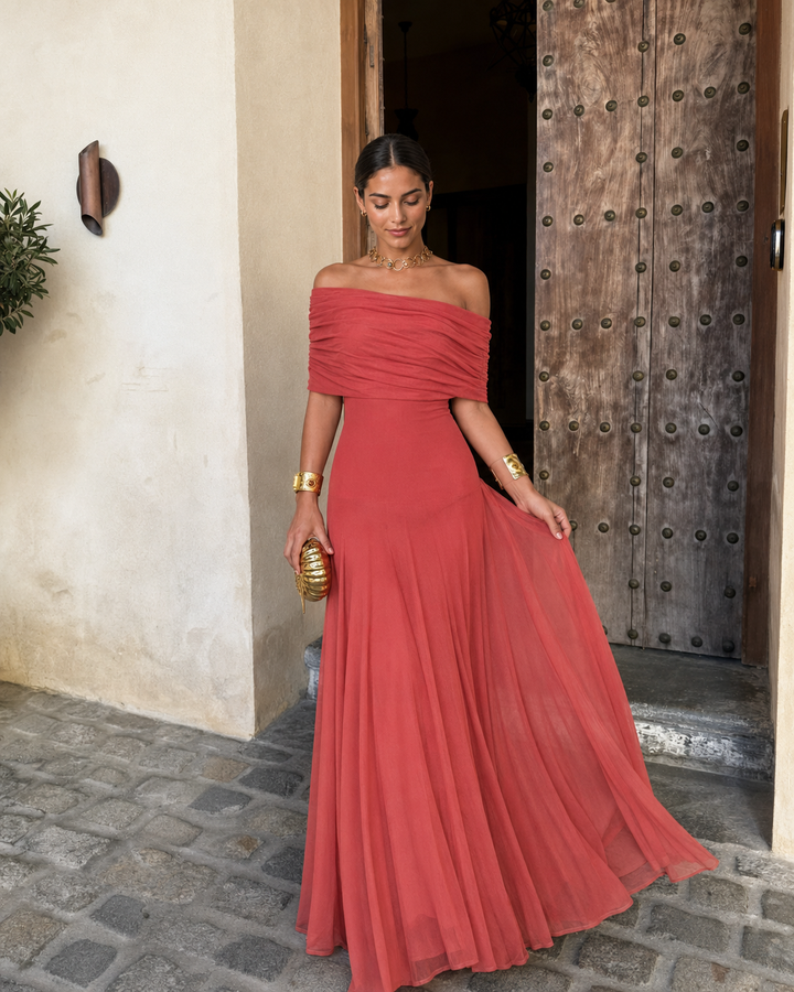 Robe Yasmina Terracotta Clair