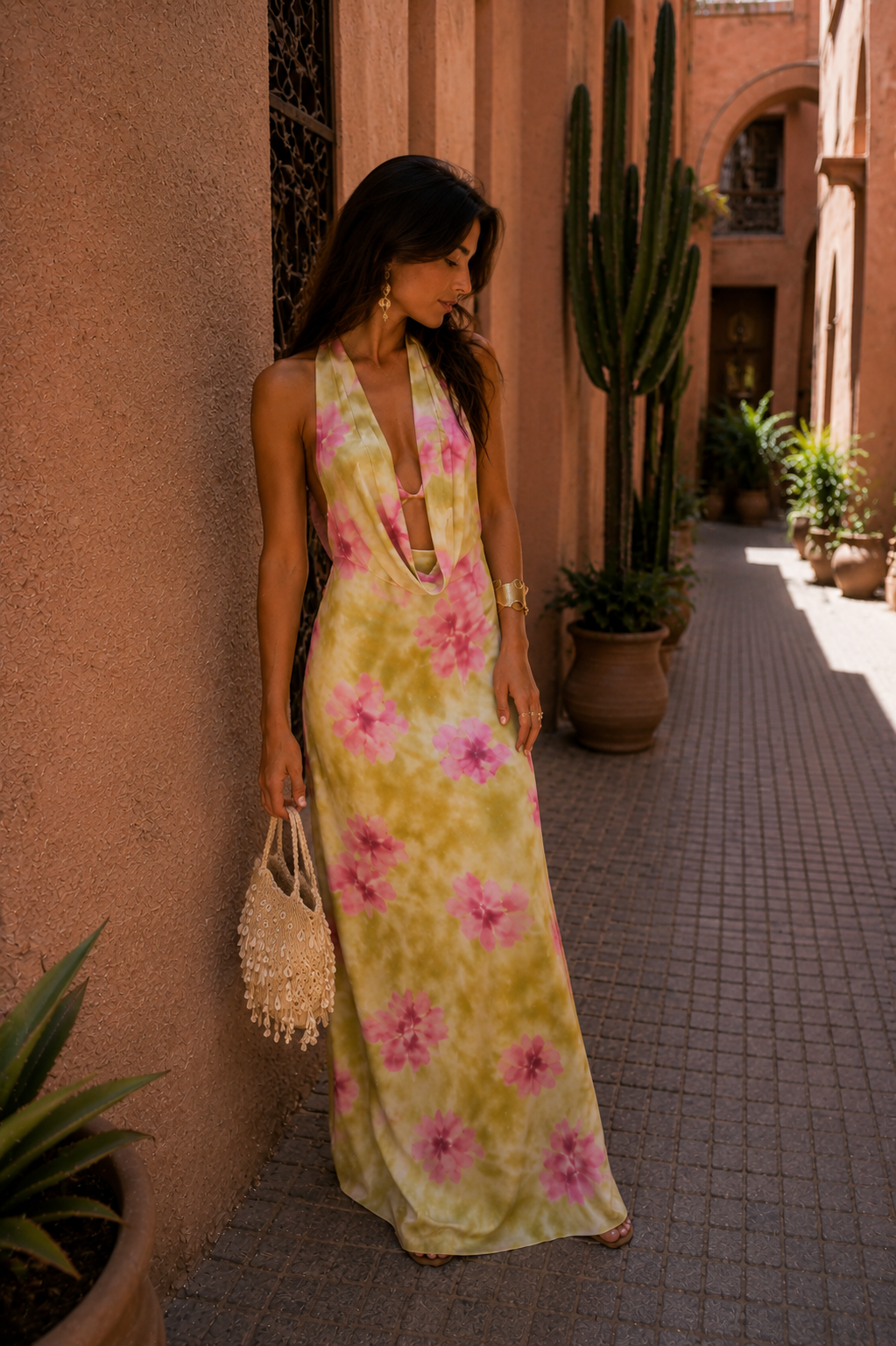 Robe Capucine Hawaïenne