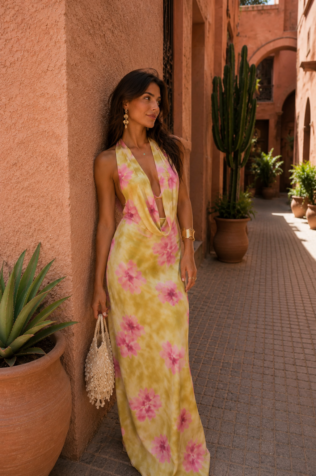 Robe Capucine Hawaïenne