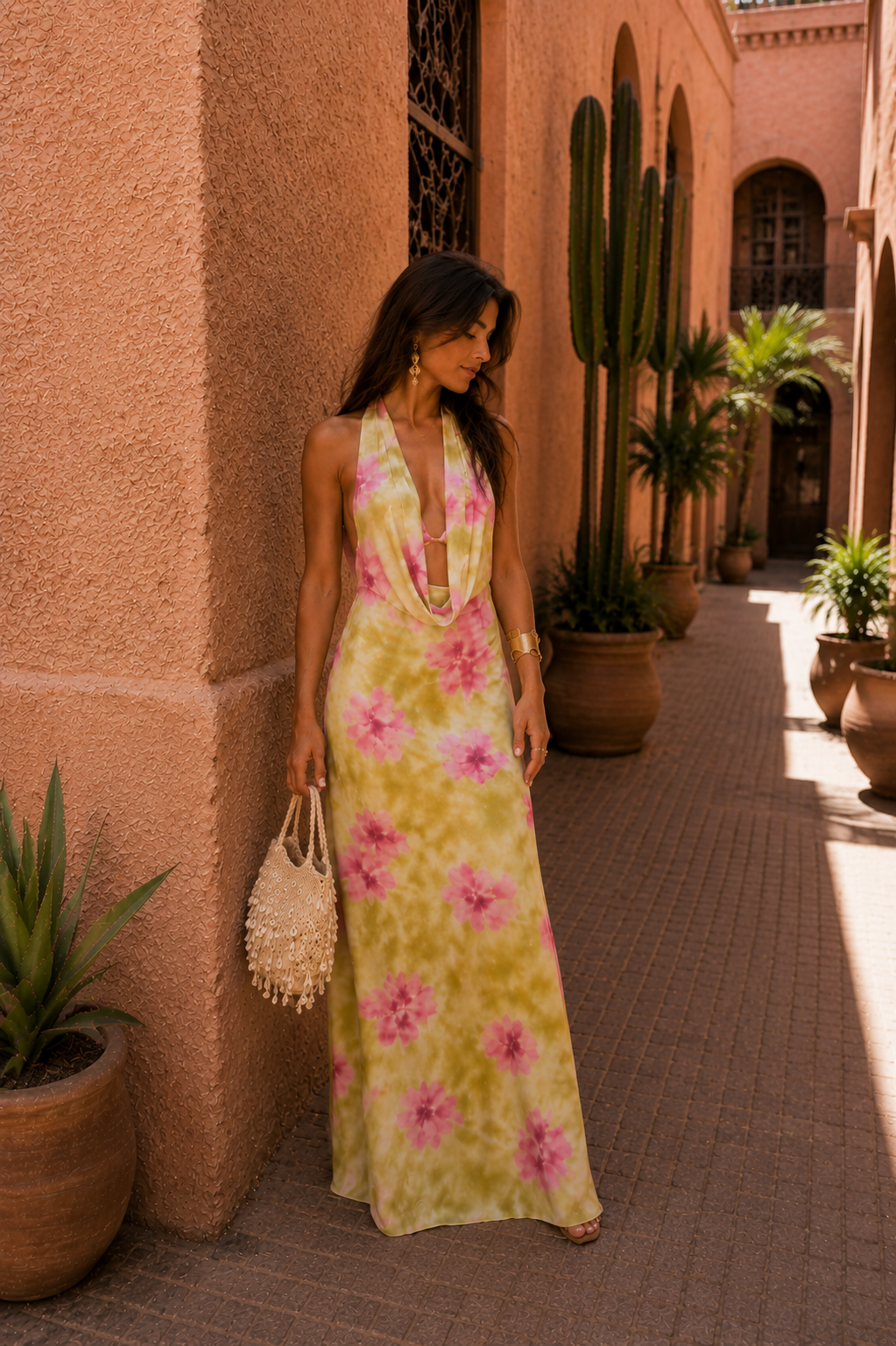 Robe Capucine Hawaïenne