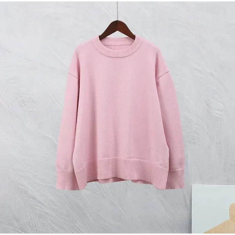 Violette | PULL ROSE À MANCHES LONGUES