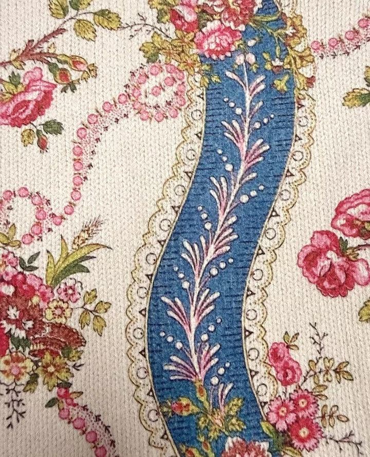 Eulalia | Cardigan Ruban Roses Grimpantes