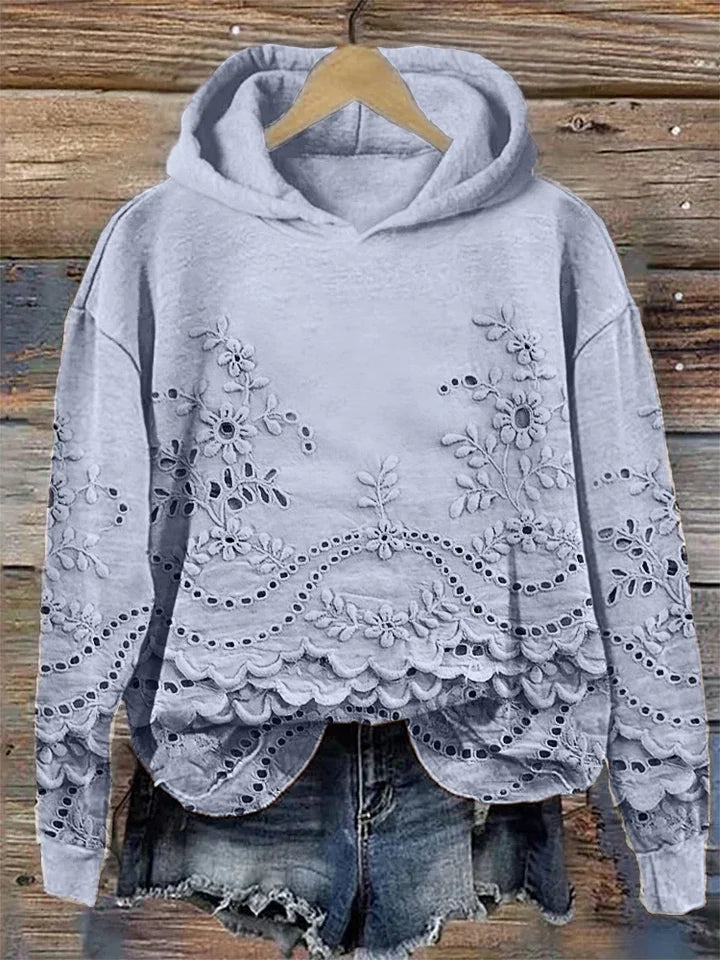 LÉONA™ | Sweat à Capuche Imprimé 3D – Confort &amp; Style au Quotidien