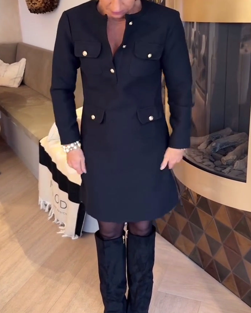 Robe Élégante Et Slim Dans Le Style