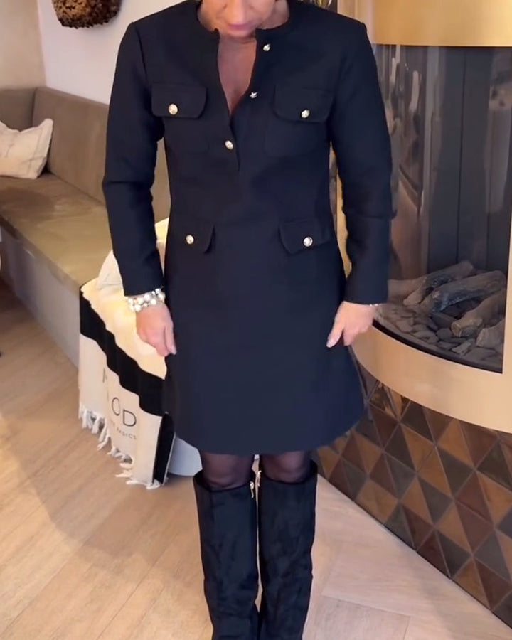 Robe Élégante Et Slim Dans Le Style