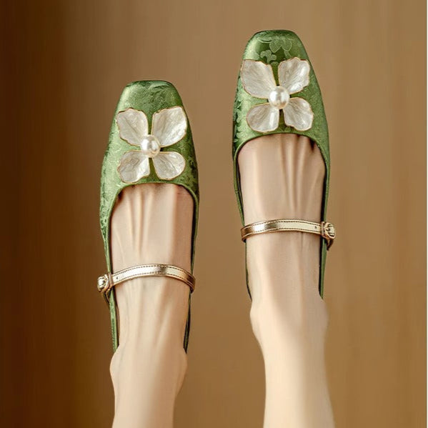 Genine - Escarpins slingback femme à talon bloc