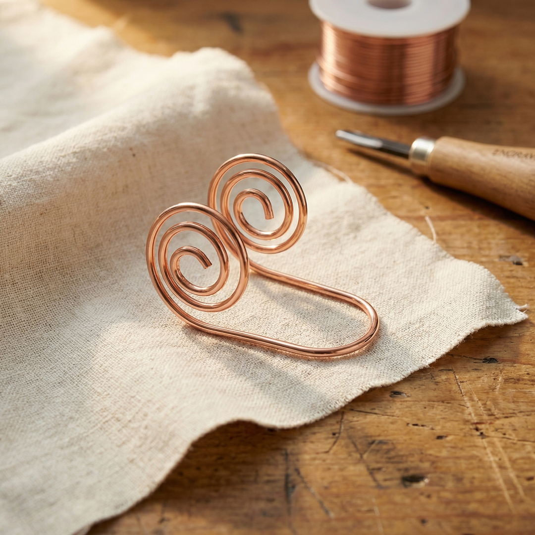 Élise Marseille Flow Spirale en Cuivre Artisanale