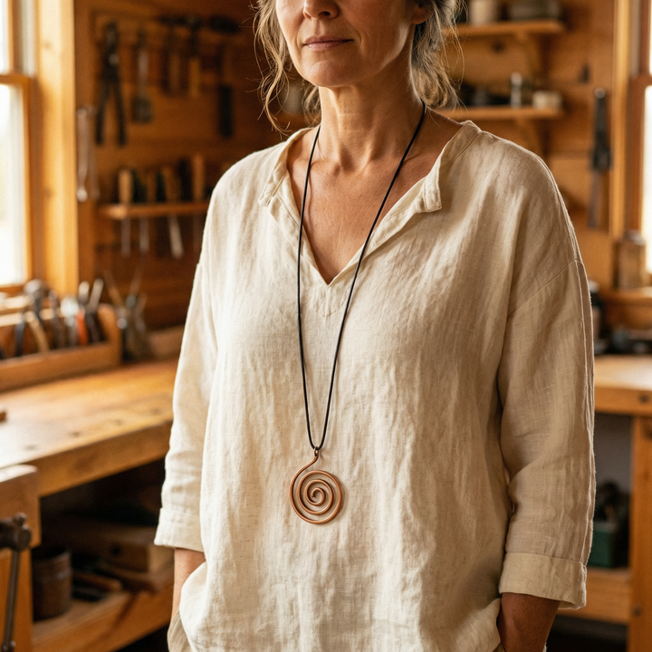 Collier en cuivre de Élise Marseille