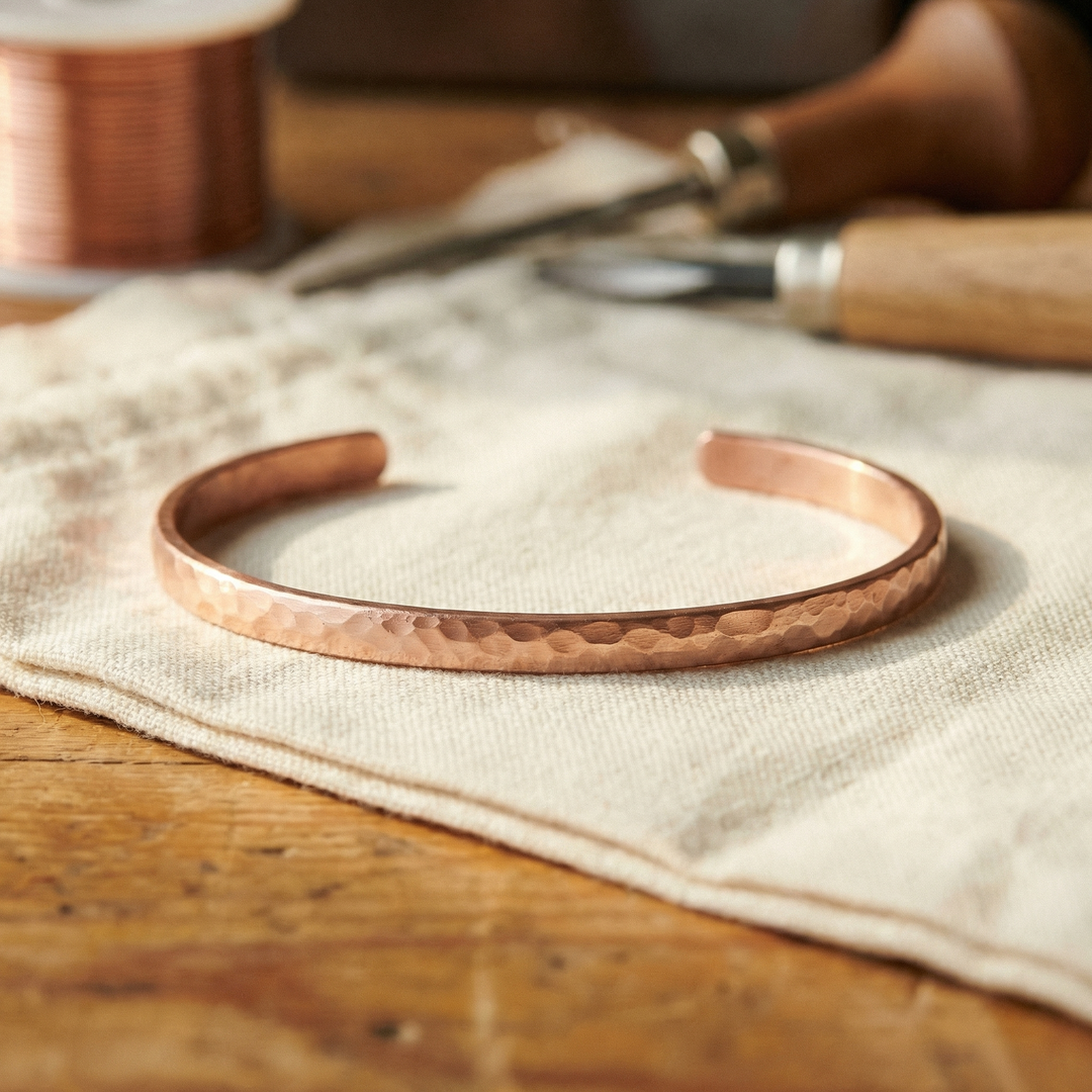Bracelet de cheville en cuivre de Élise Marseille