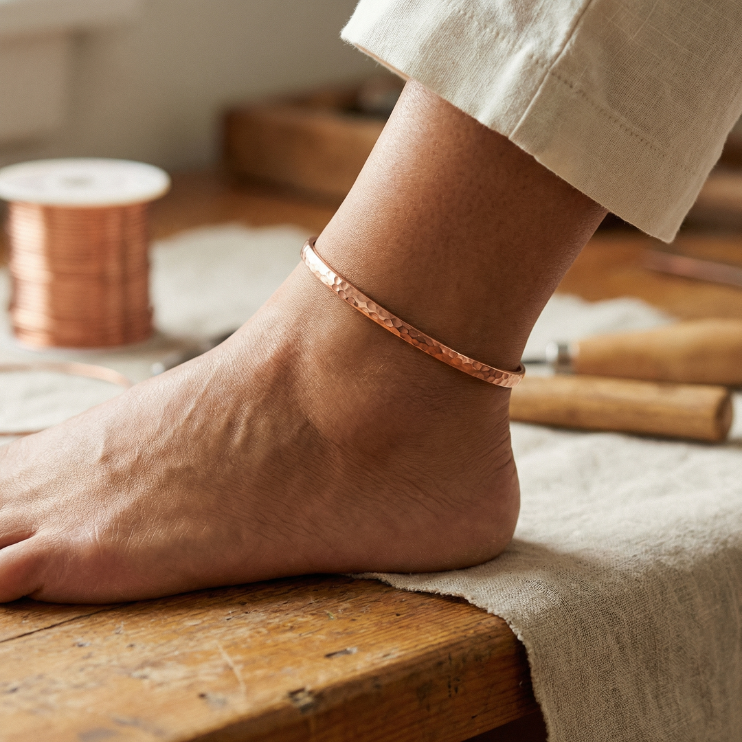 Bracelet de cheville en cuivre de Élise Marseille