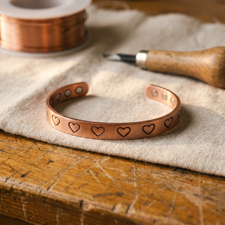 Bracelet en cuivre Élise Marseille Hearth