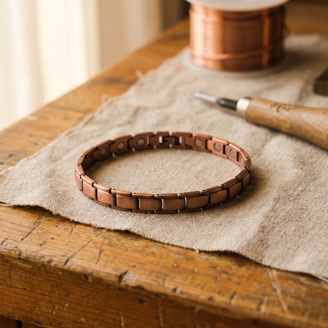 Bracelet de cheville en cuivre de Élise Marseille