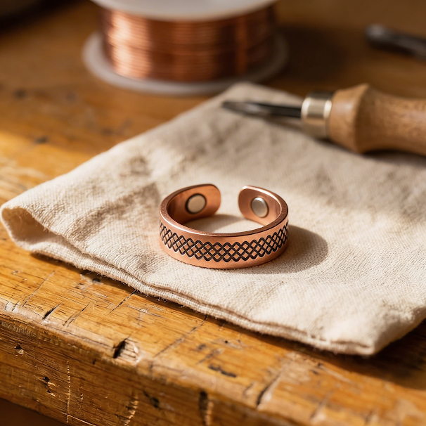 Bague en cuivre Élise Marseille Grid