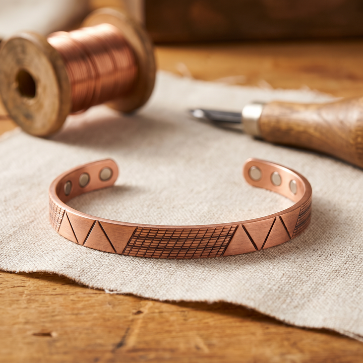 Bracelet en cuivre Élise Marseille Crest