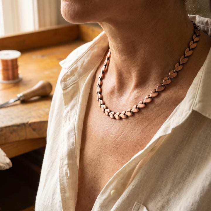Collier en cuivre Briar de Élise Marseille