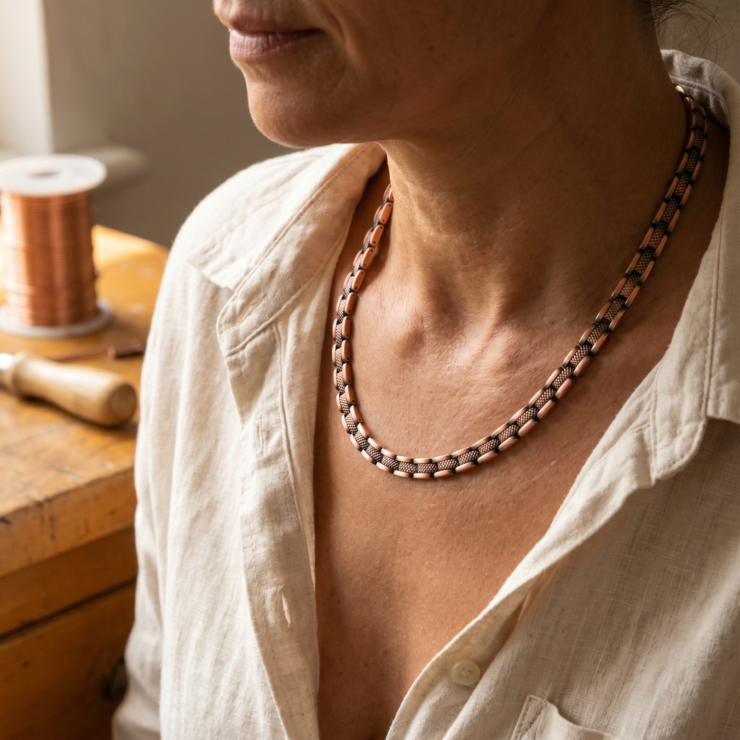Collier en cuivre Élise Marseille