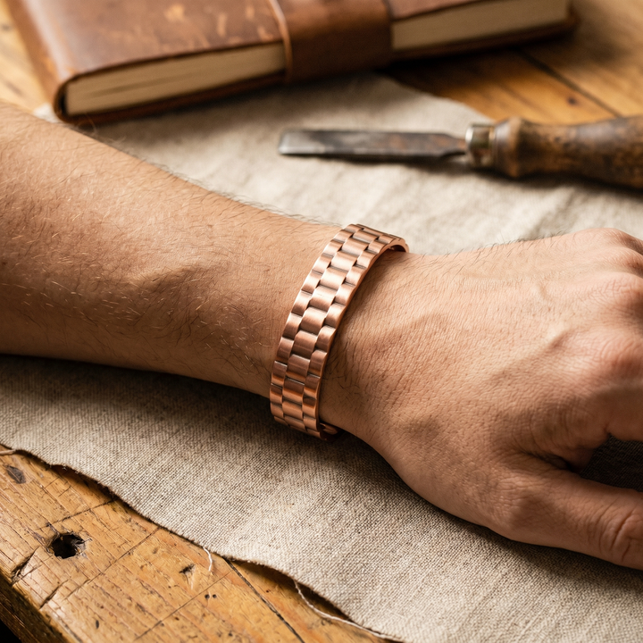 Bracelet en cuivre pour hommes Élise Marseille