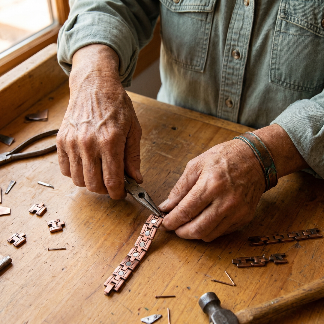 Bracelet en cuivre pour homme Élise Marseille Gorse