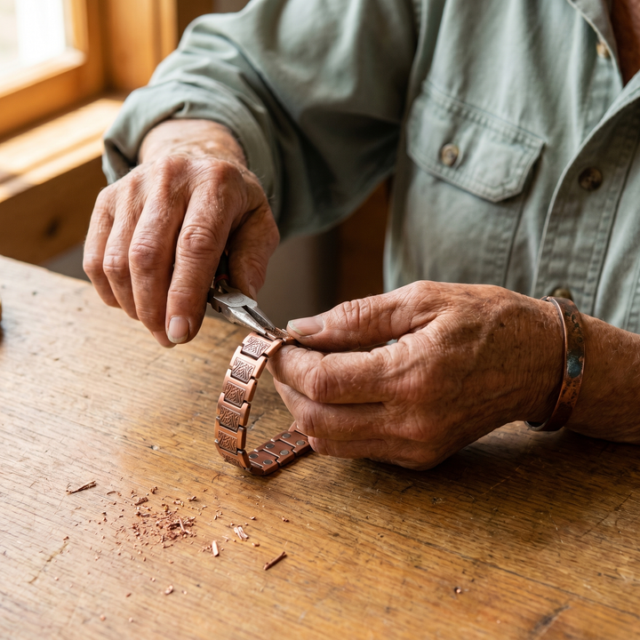 Bracelet en cuivre pour homme Élise Marseille Glen